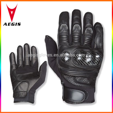 new fashion breathable leather cheap motorcycle gloves