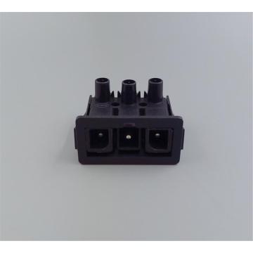 Conector de fio macho plugável de 3 vias