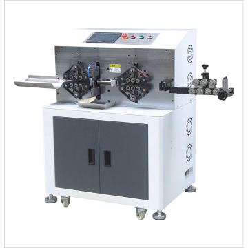 Automatic cable wire cutting stripping machine