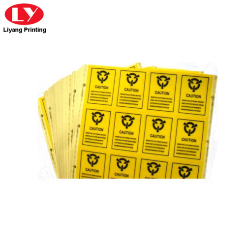 adhesive paper sticker printing design