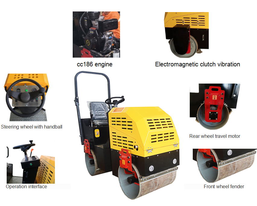 details of road roller