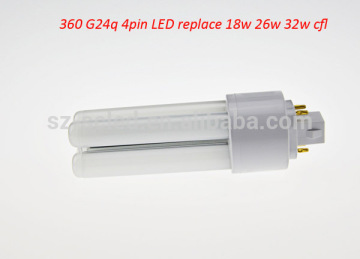 Factory patent 360 12w g24 4pin led corn light