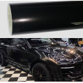 Metallic Gloss Black Gold Car Wrap Vinyl