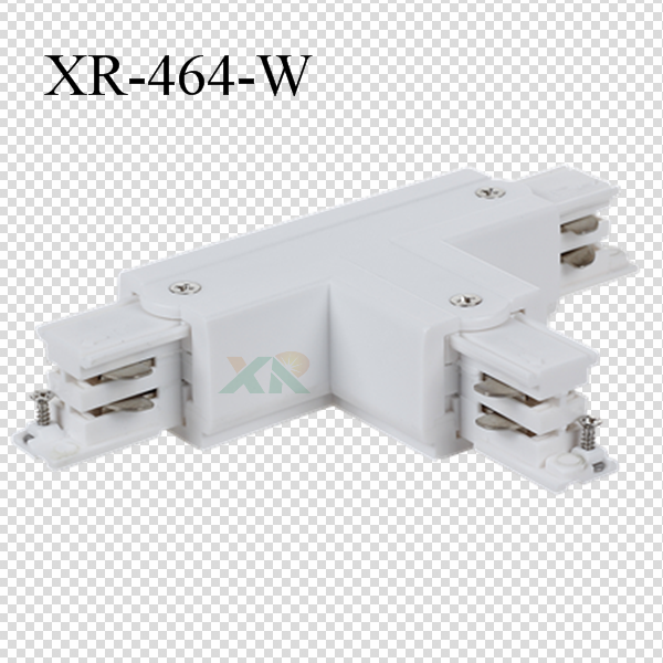 3 phase Track T Connector in white