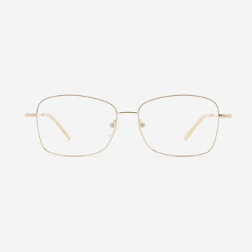 Vintage Square Metal Women's Optical Frames