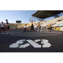 Enlio Fiba 3x3 كرة السلة نصف ملعب للرياضة في صالة الألعاب الرياضية