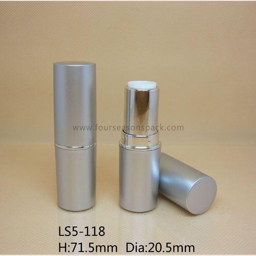 Whole Matt Silver Lipstick Tube