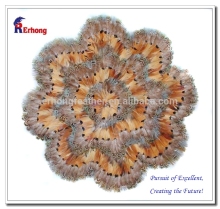 New Design Decorative Pheasant Feather Placemat