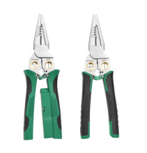 8-in-1 Multifunctional Electrical Testing Pliers: Stripping, Cutting, Pulling & Pressing Tool for Electricians