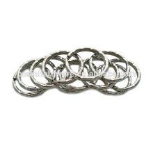 Promotional Cost Price Split Ring Metal Rings Textured Split Ring