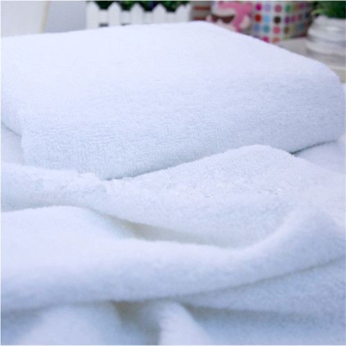 white cotton waffle weave bath foot towel