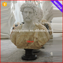 In stock stone italian roman male marble bust sculpture head statue for indoor