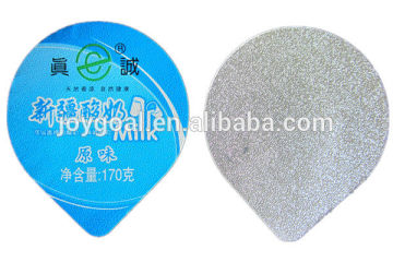 Heat seal Embossing Precut Aluminum Foil Sealing Lids