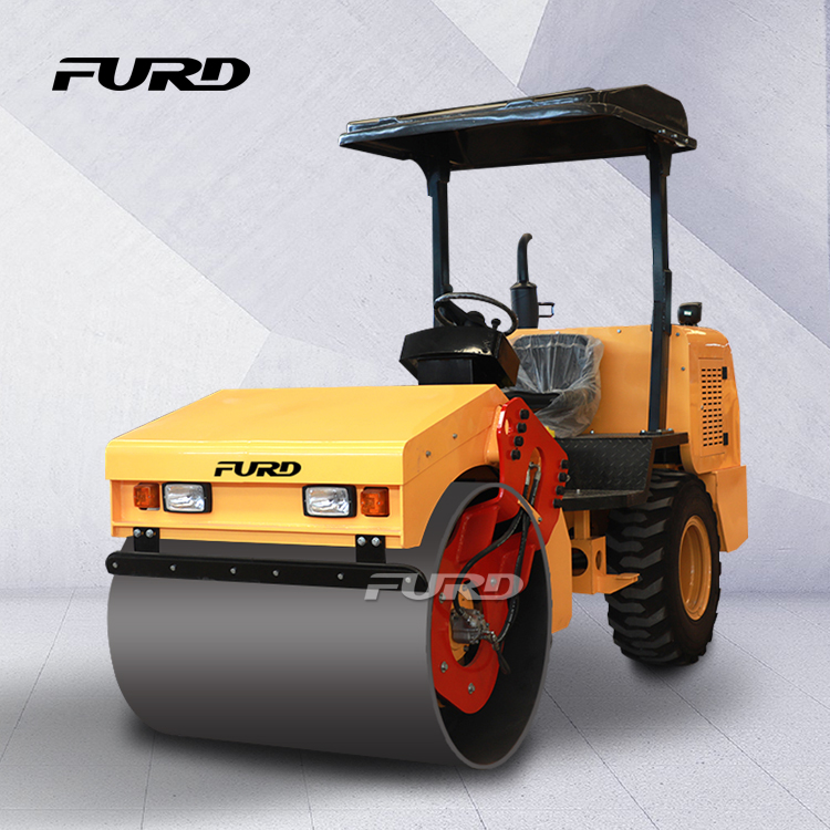 3,5ton Ride on Hydraulic Vibration Single Drum Road Roller con buen precio