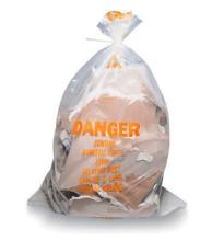 Burial Disposable Poly Bags, Asbestos disposal bags Burial Poly Bags