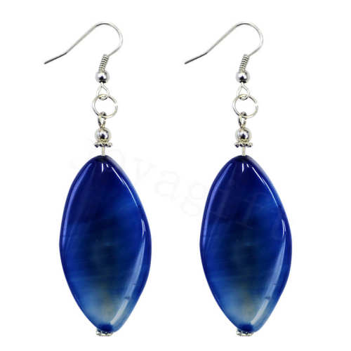 Natural Gemstone Agate Earring