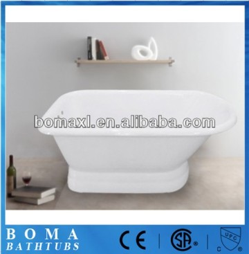White Cheap Oval Cast Iron Cheap Bath Tubs And Showers