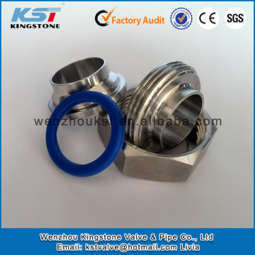 SMS sanitary SS304 union hex nut union