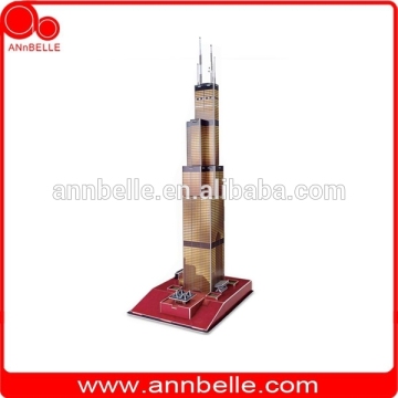 3D puzzle 3D building puzzle Sears Tower Willis Tower (USA)