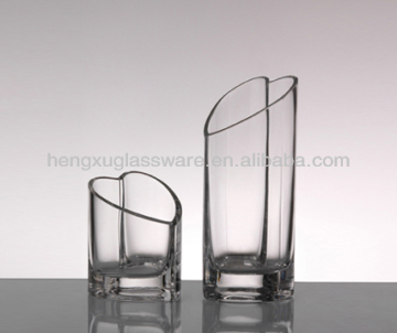 wholesale heart shape glass candleholders