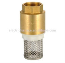 Brass Spring Check Valve with Filter