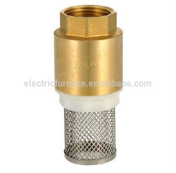Brass Spring Check Valve with Filter