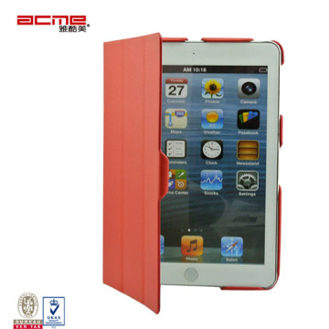 Brand pu leather case for ipad mini