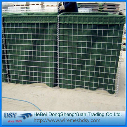 hot dipped galvanized welded  defensive hesco barriers for military