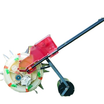 Manual Hand Push Corn Grain Seeder with Fertilizer for Maize Planting
