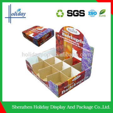 Shows and events cardboard counter display with peg