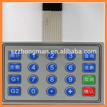 electrical Membrane pressure Control Panel main switch