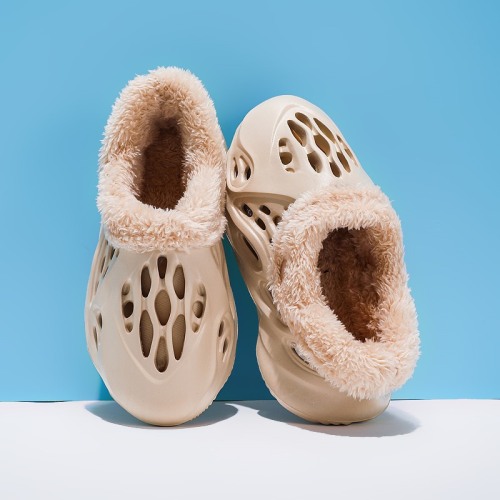 Slide Winter Clogs Furry untuk Anak -anak