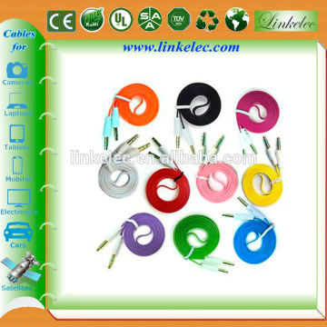 flat audio cable 3.5 Audio Cable For Mobile Phone,Mp3,Speaker