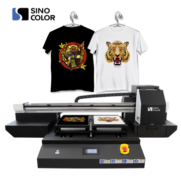 China Manufacture A2 Size T-Shirt Printing Device with White Ink Circulation