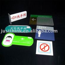 acrylic reflective warning signs