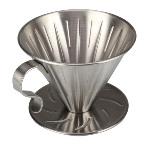 silver finishing Hand Coffee Drip Filter