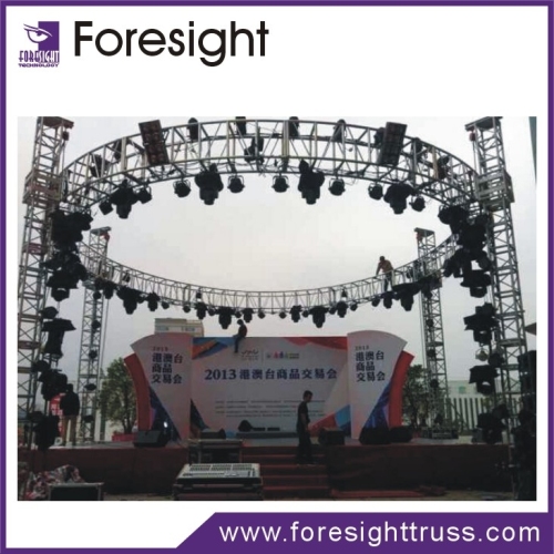 curved aluminum truss lighting tower truss