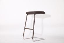 Mies van der Rohe leather barstool