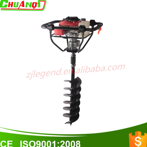 Special Design Damping style Soil/Ice hand drill gasoline engine earth auger for digging hole to plant