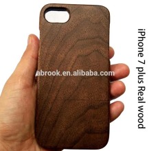 Fashion Shockproof real wood case For iphone 7 plus Case wooden