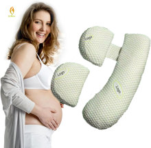 Comfortable Pregnancy Pillow for Back, Hip, Leg, and Belly Support During Side Sleeping