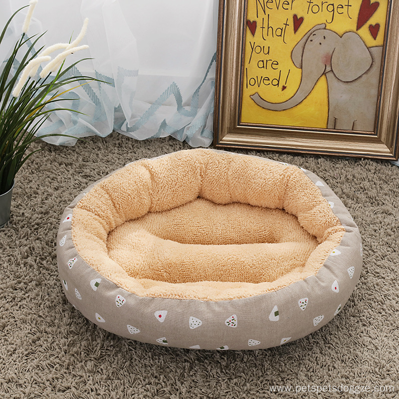 warm washable multi color luxury pet dog beds