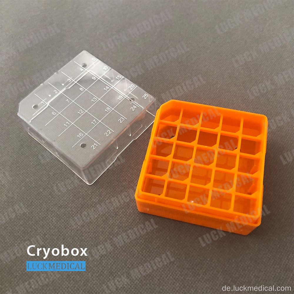 Cryo Box Freezing Box Lab verwendet