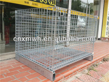 Square steel tube feet wire storage container