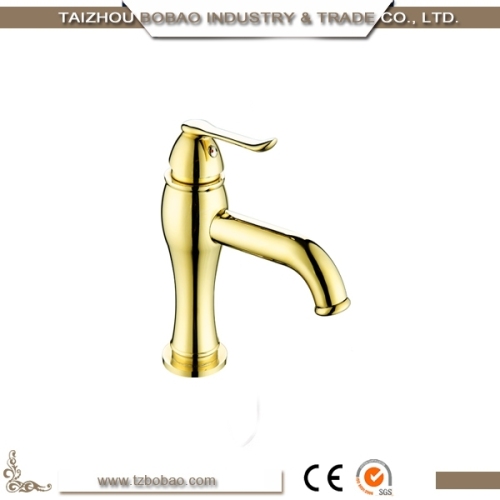 Classic Antique Brass Bathroom Faucet Gold-plated Bathroom Faucet Gold Bathroom Faucet Golden Basin Faucet Fancy Bathroom Faucet