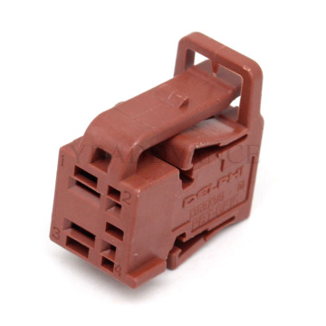 Delphi 2.8MM Car Brown 4 Pin Female Wire HSG Connector