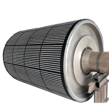 Ceramic rubber sheet for conveyor roller