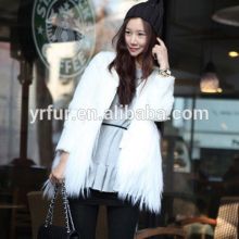 YR084 Sexy Fur Jacket Genuine Rabbit and Goat Fur Jacket