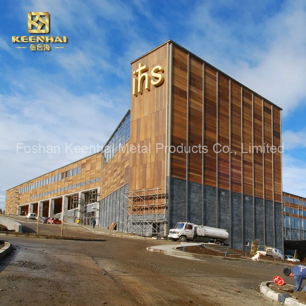 Exterior Curtain Wall Building Corten Steel Facade (KH-CS-60)