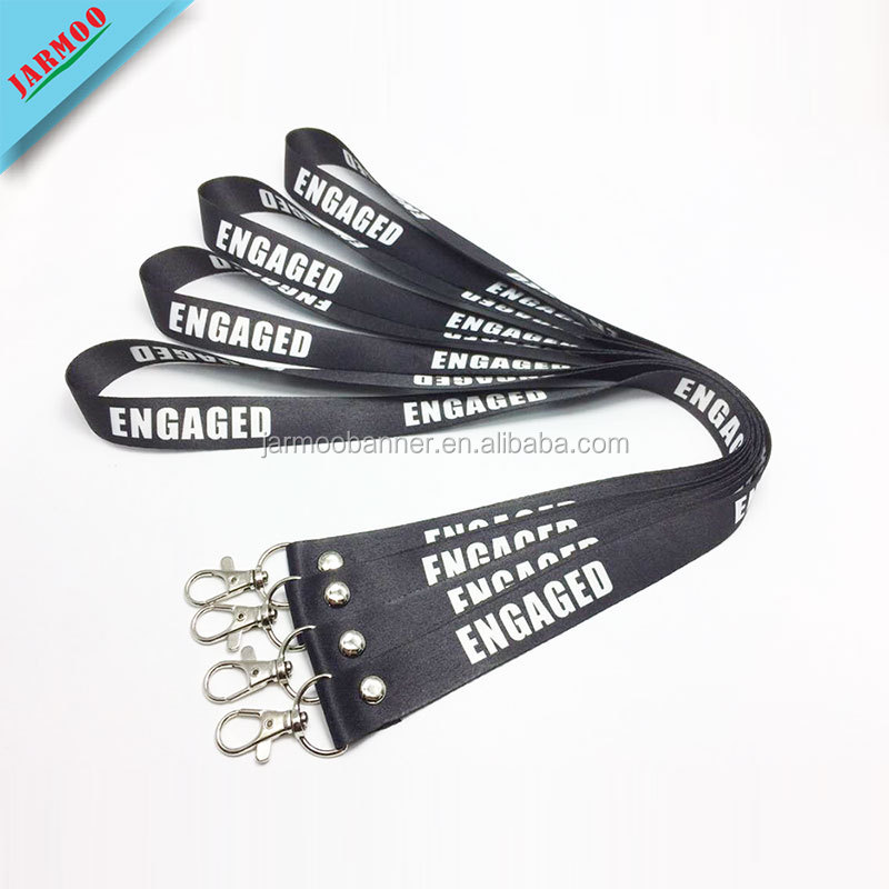 Factory Price High Quality Nylon Custom Lanyard With Keychain